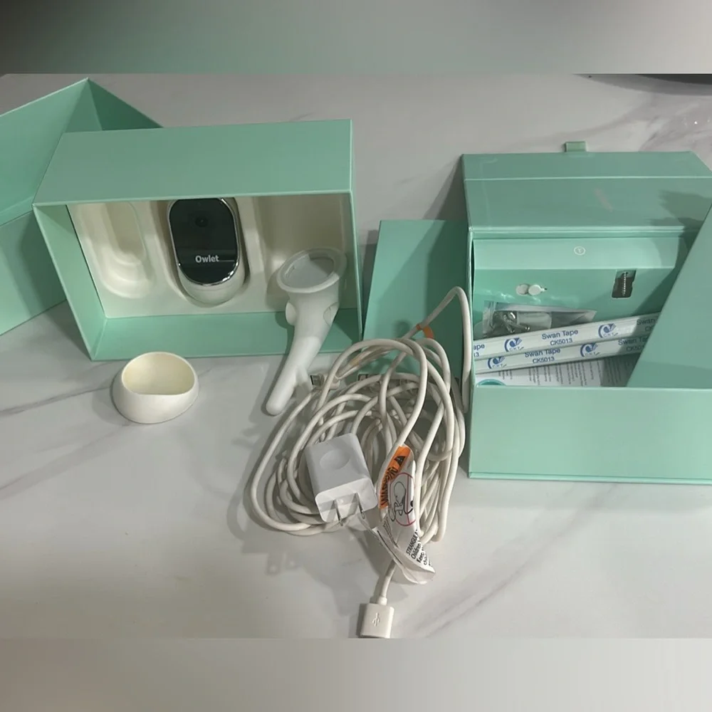 Owlet camera comes with the wall attachments